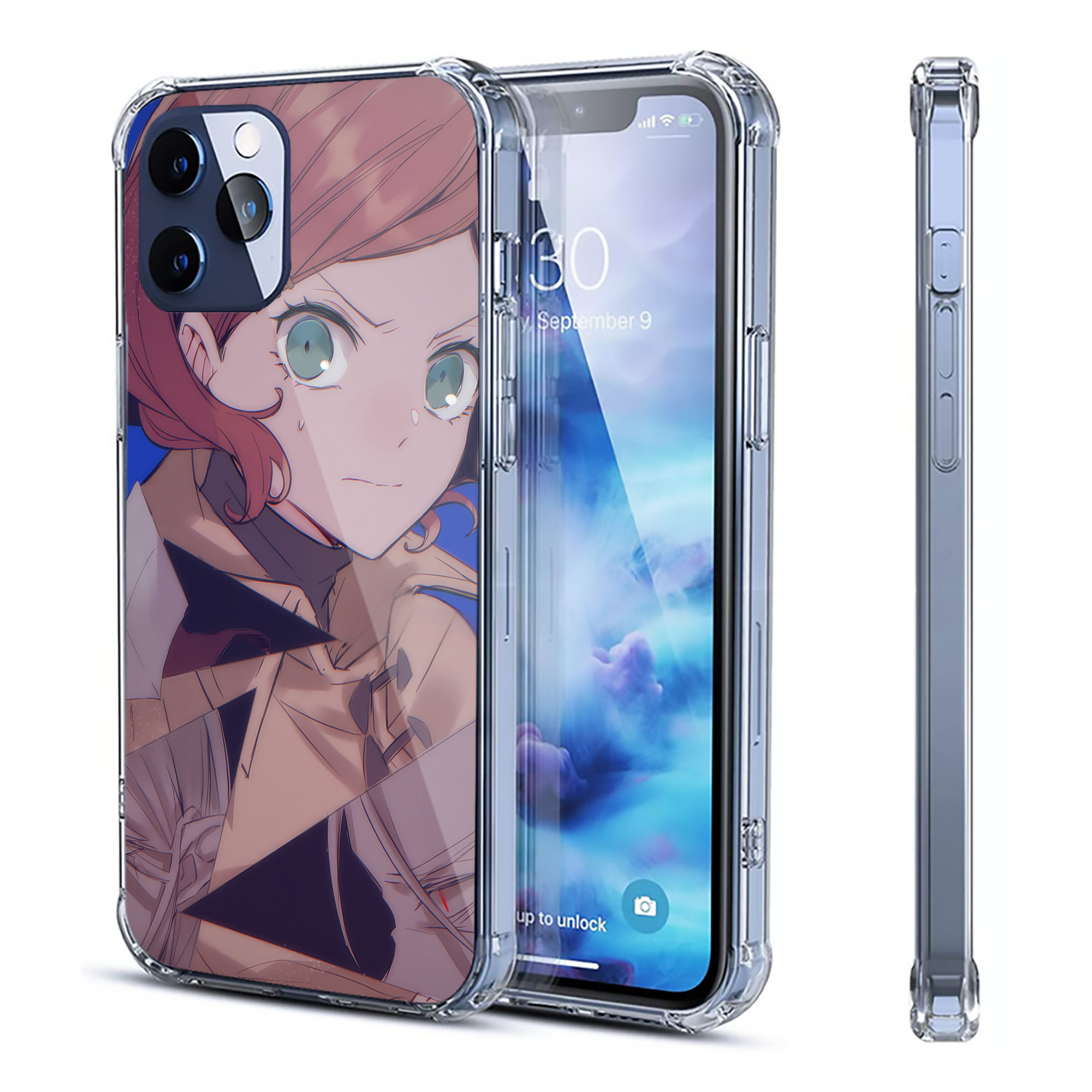 （画像用） 文豪ストレイドッグス Bungo Stray Dogs 【iPhone 12シリーズ対応】透明スマホケース（クリアソフトケース）